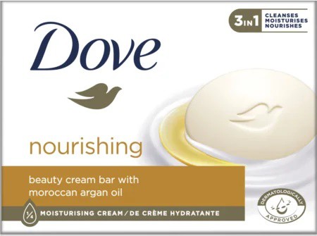 TM Dove Cream Oil /argan oil 100g | Toaletní mycí prostředky - Tuhá mýdla